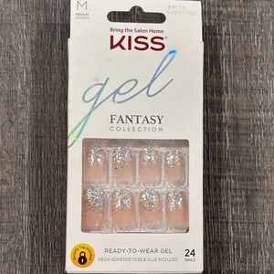 New Kiss Gel Fantasy Glitter Tip Gel Press-On Nail Kit